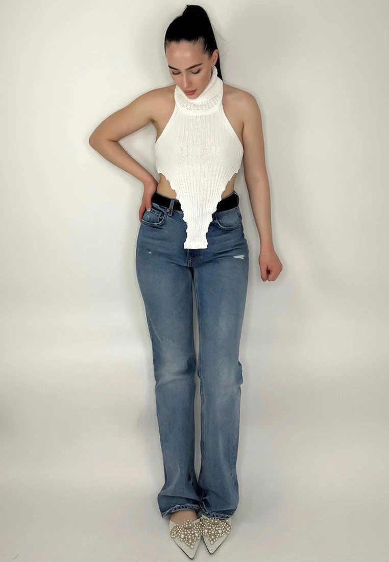 ASTRE Pearl Embellished Shimmer Mules In Silver - Image 9