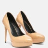 FAUSTINE Latte Stiletto Pump Sandals