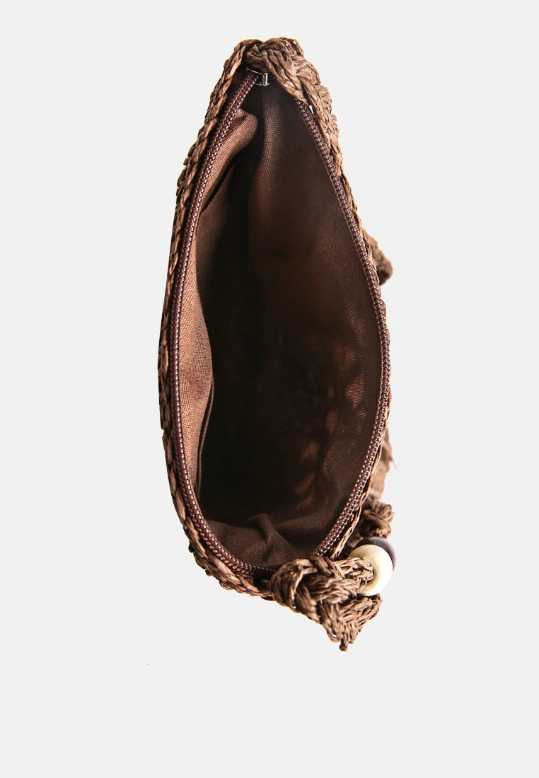 HAY-DAY Paper Straw Crochet Bag - Image 5