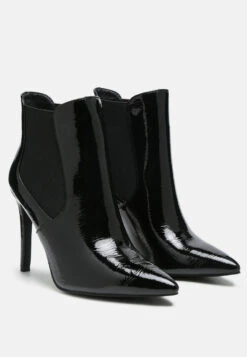 MOLINA High Heeled Chelsea Boot In Black