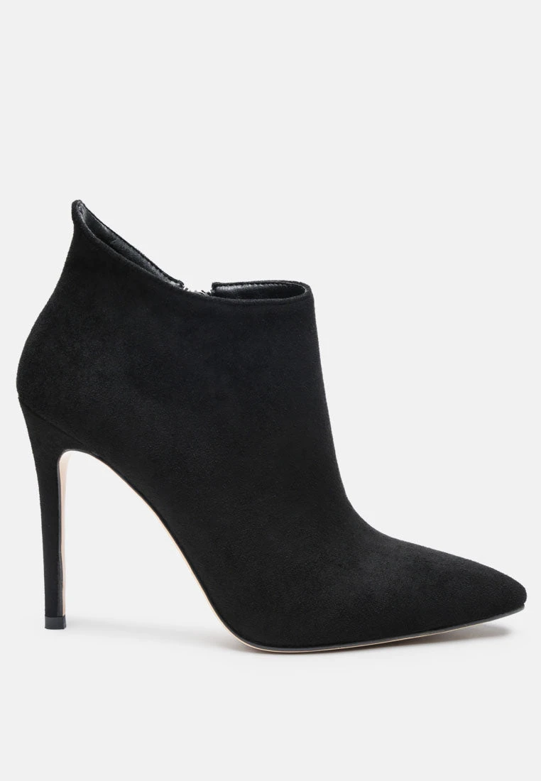 NYXA Stiletto Ankle Boot In Black - Image 2