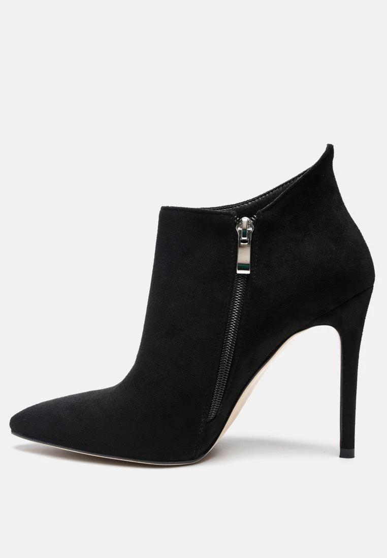 NYXA Stiletto Ankle Boot In Black - Image 4