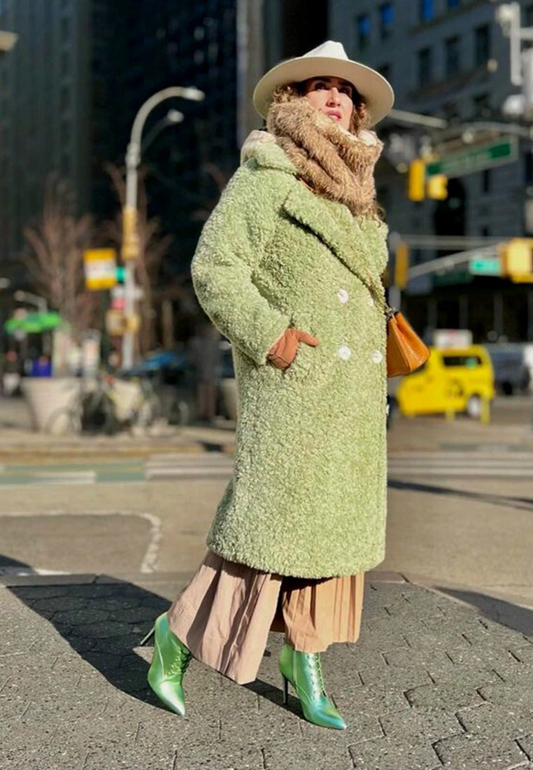 PIET Green Metallic Stiletto Ankle Boot - Image 8