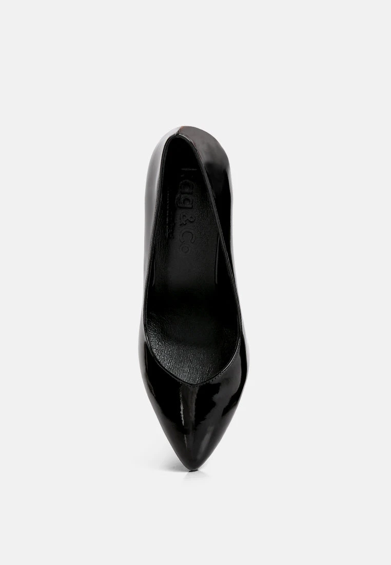 ROTHKO Black Platform Stiletto Pumps - Image 6